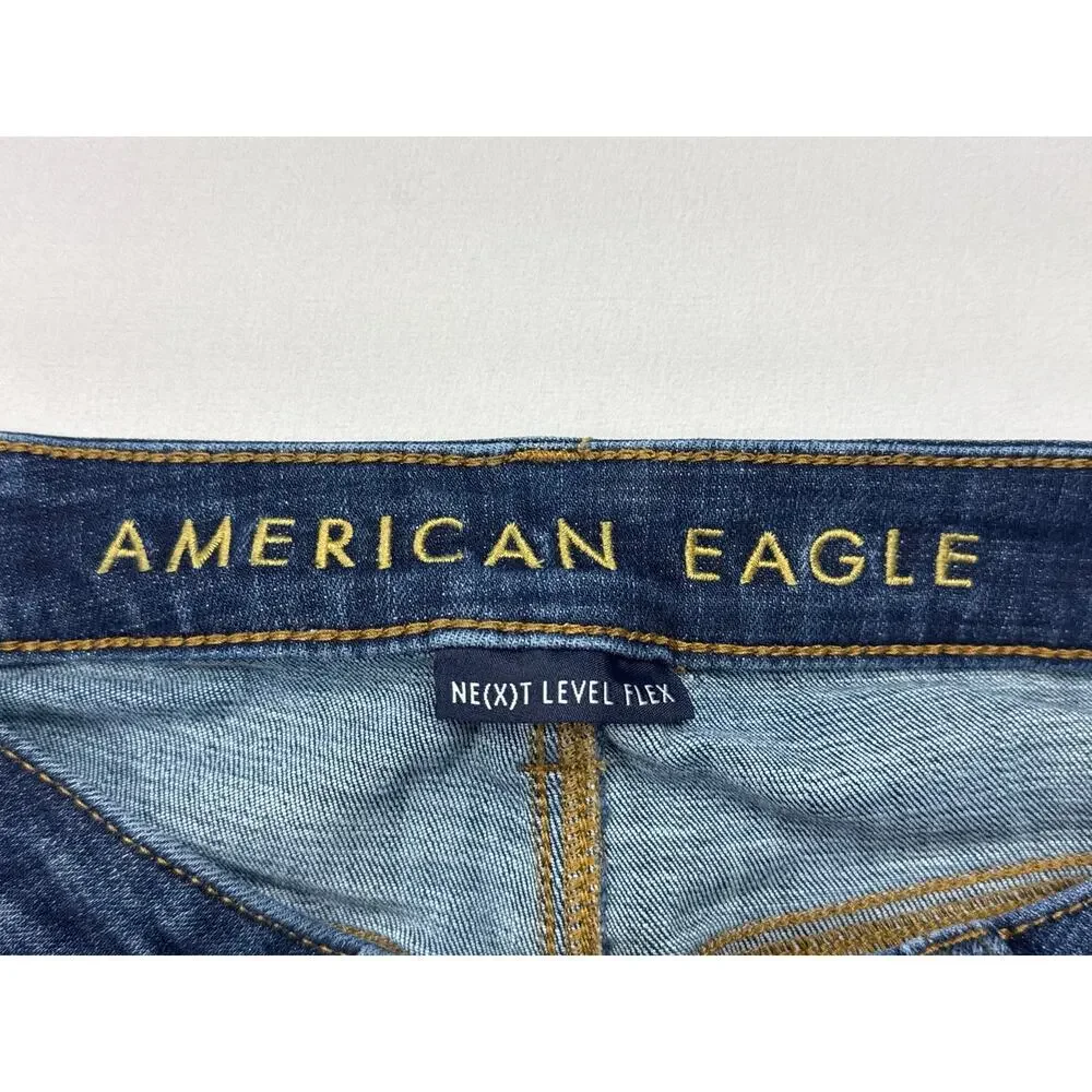 American Eagle Men's‎ Slim Straight Leg Blue Denim Jeans - Size 29x30 (30x28.5)
